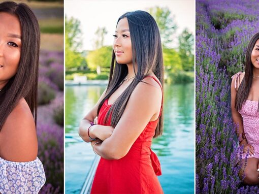 Senior Portraits at Lavender Hill Farm and Bay Harbor Senior Portraits at Lavender Hill Farm and Bay Harbor